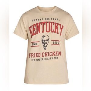 KFC Logo Collegiate Men's Graphic Tee with Short Sleeves
